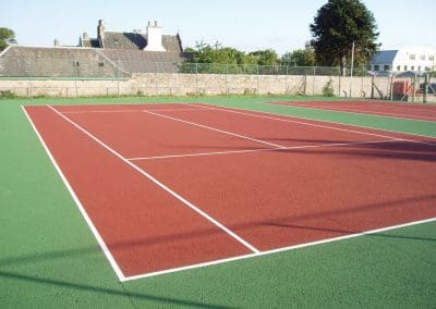 En Tout Cas Tennis Court Re Painted Highlands