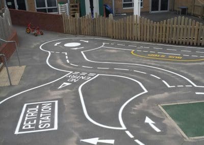 Imaginary Roadin School Playground