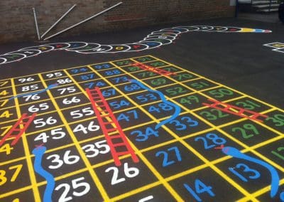 Snakes Ladders Playground Markings